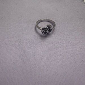 RETIRED James Avery Silver Rose Ring